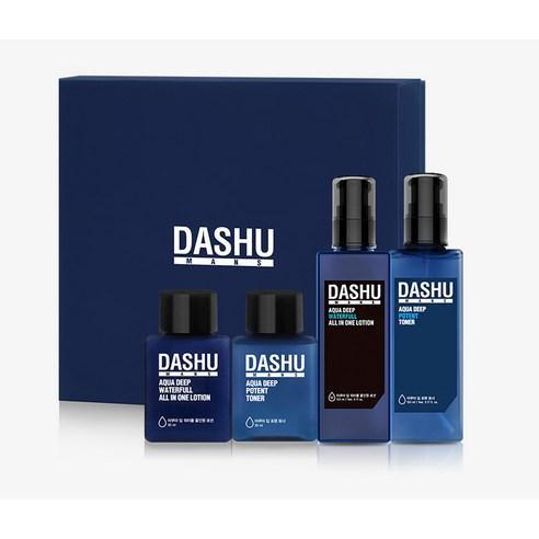 Coffret Soin Visage Homme DASHU Aqua : Hydratation Intense & Peau Saine (Formats Voyage Inclus) - Rituel de Corée