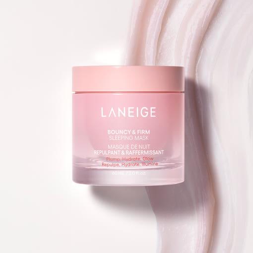 LANEIGE Masque de nuit visage rebondissant et raffermissant 60 ml - Rituel de Corée